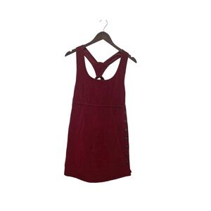American Eagle Outfitters Deep Red Corduroy Dress